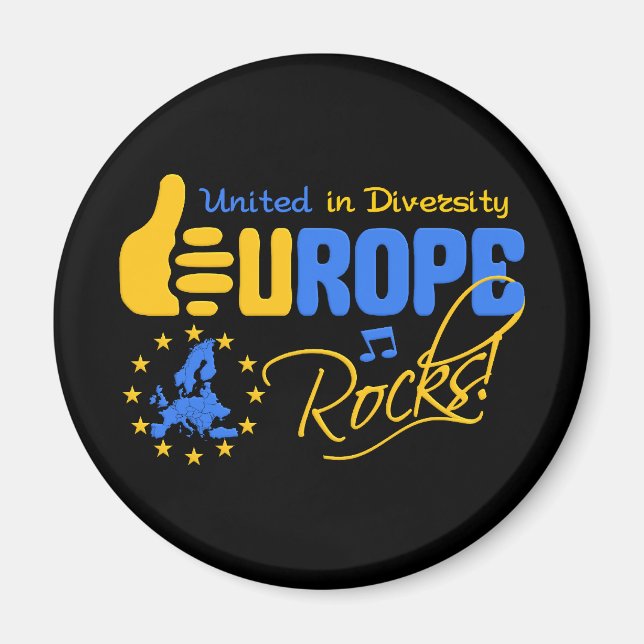 Imã Europe Rocks! (Frente)