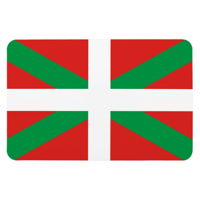 Ímã Euskadi Flag (Horizontal)