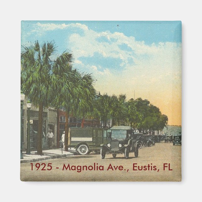 Imã EUSTIS, FL - 1925 - Magnolia Ave. (Frente)