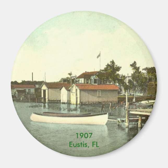 Imã Eustis, FL - Waterfront - 1907 (Frente)