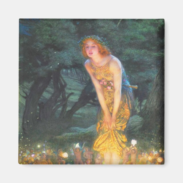 Imã Eva MidSummer (1908) por Edward Robert Hughes (Frente)
