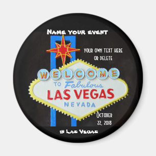 Imã Evento Personalizado de Las Vegas