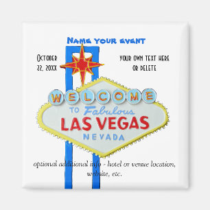 Imã Evento Personalizado de Las Vegas