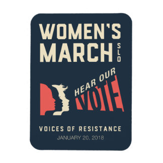 Ímã Evento SLO de Janeiro de Marcha das Mulheres