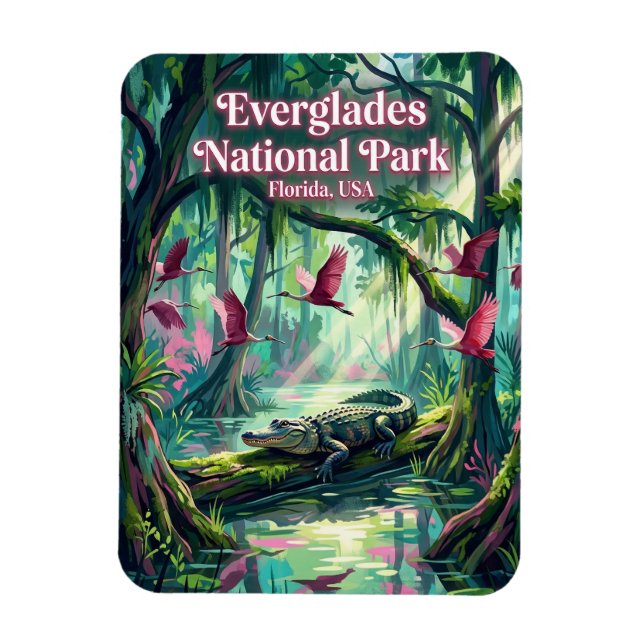 Ímã Everglades National Park USA (Vertical)
