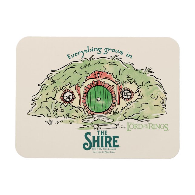Ímã Everything Grows in THE SHIRE™ (Horizontal)