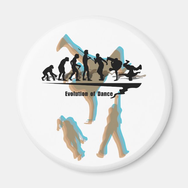 Imã Evolução da dança (Frente)