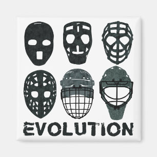 Imã Evolução da máscara do Goalie do hóquei