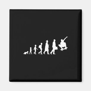 Imã Evolução De Um Skatista Skate Skateboard F