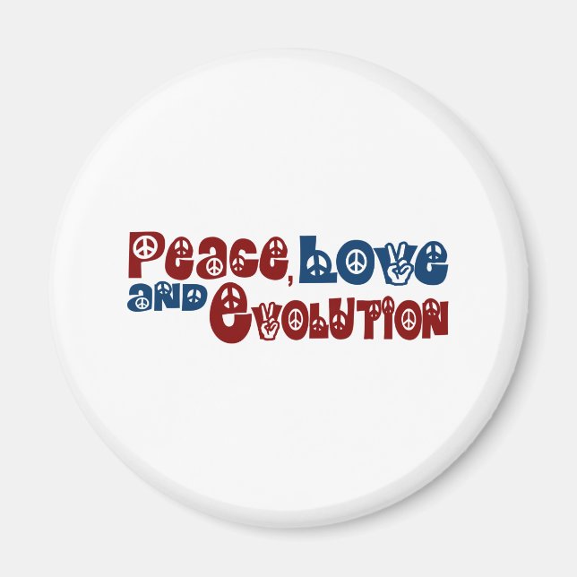 Imã Evolução do Amor pela Paz (Frente)