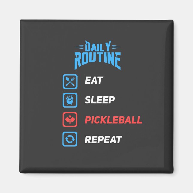 Imã Evolução do Pickleball (Frente)