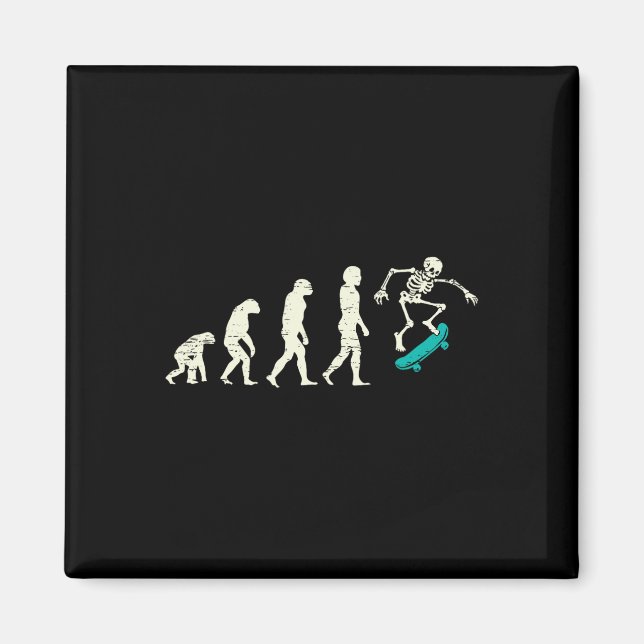 Imã Evolução Do Skate (Frente)
