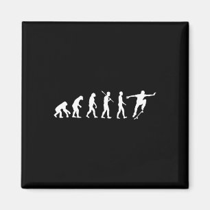 Imã Evolução Do Skatista - Presente De Skate Shi