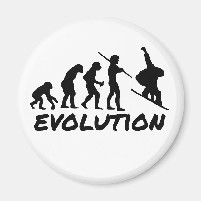 Imã Evolução do Snowboard (Frente)