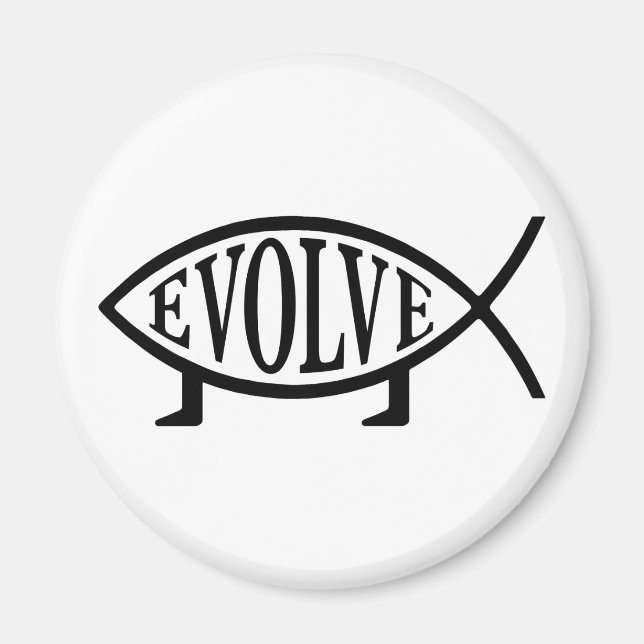 Imã Evoluir Peixe (Frente)