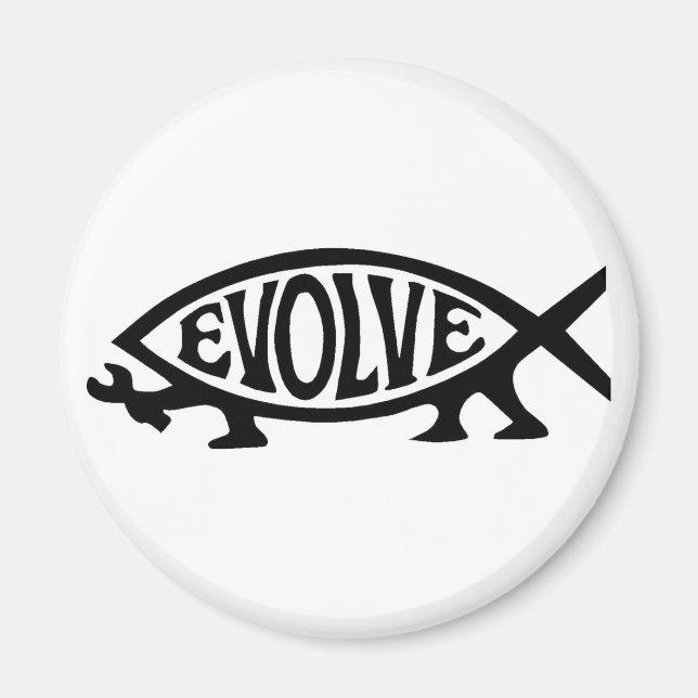 Imã Evoluir Peixe (Frente)