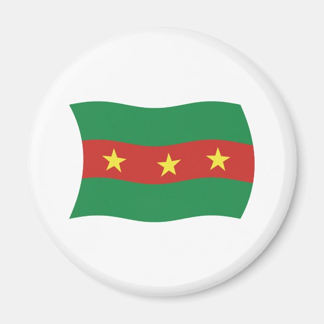 Imã Ewe Pessoas Flag Magnet (Frente)