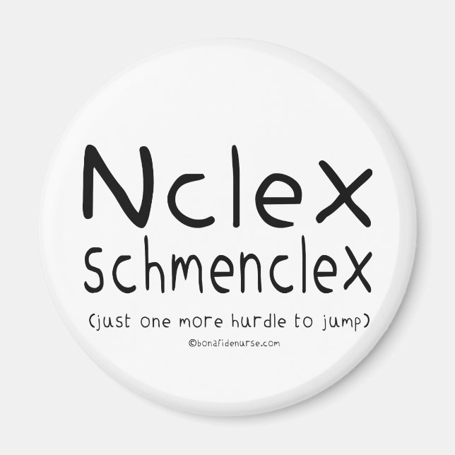 Imã Exame de Enfermagem do NCLEX Schmenclex (Frente)