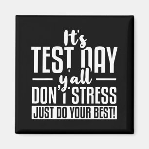 Imã Exame escolar no dia do teste