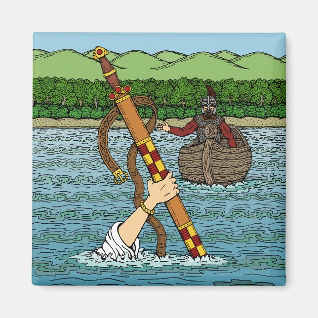 Imã Excalibur e Arthur (Frente)