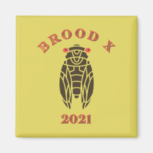 Imã Excelente Brood X Leste de Cicada 2021