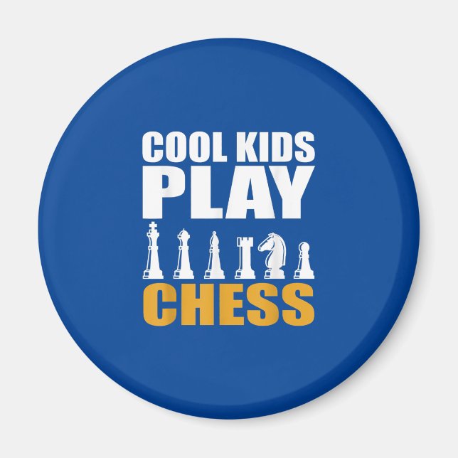 Imã Excelente Chess Kids Chess Piece Girls (Frente)