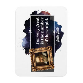 Ímã Excelente de Galileu Galilei número do estúpido