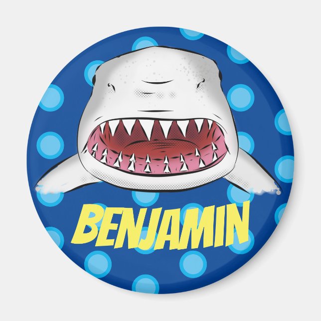 Imã Excelente de ilustração dos quadrinhos da boca bra (Frente)