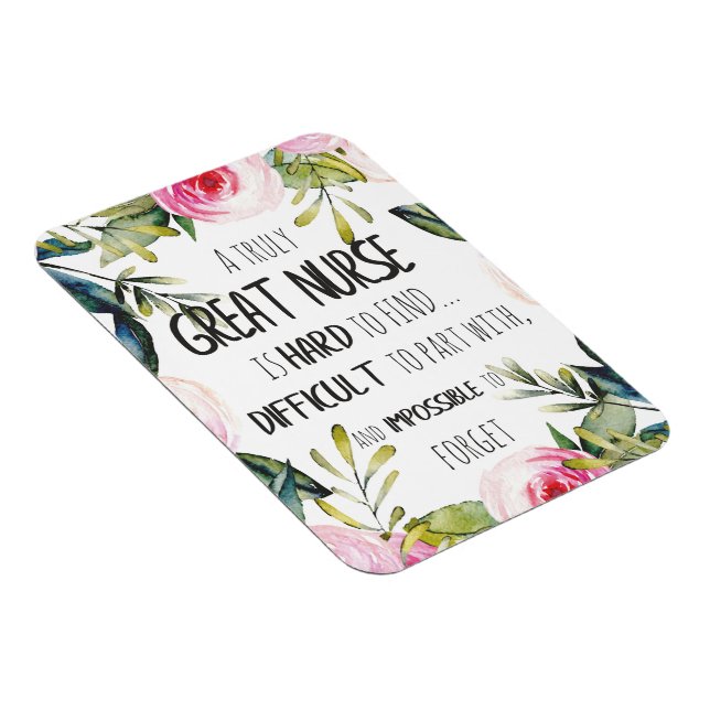 Ímã Excelente Enfermeira Apreciação Obrigado Deixando  (Lado Direito)