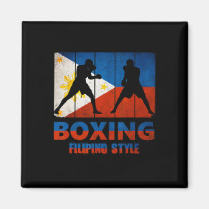 Imã Excelente Filipino Estilo de Vintage Boxing