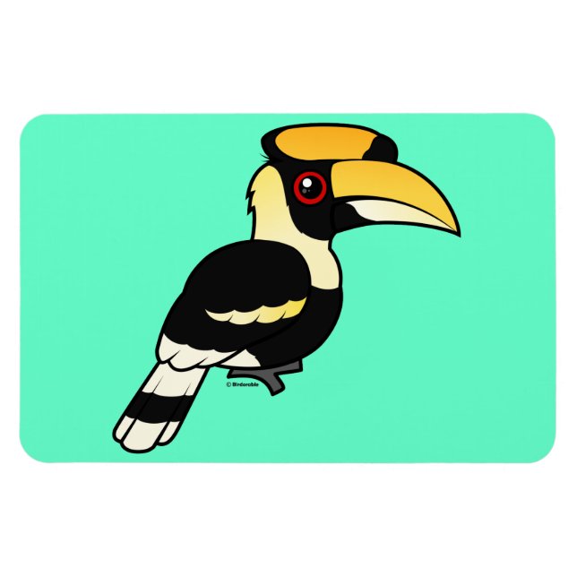 Ímã Excelente Hornbill (Horizontal)