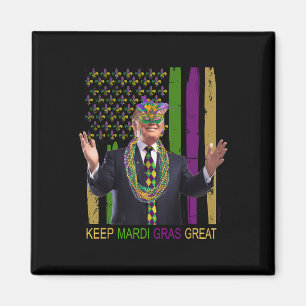 Imã Excelente Mardi Gras Funny Trump Mardi Gras 2020 F