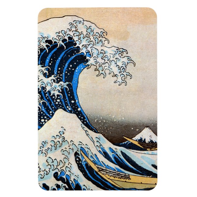 Ímã Excelente Wave, Hokusai, Ukiyo-e (Vertical)