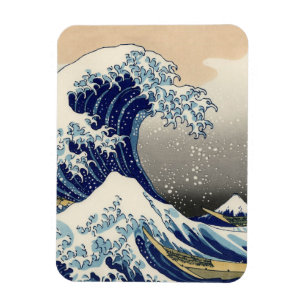 Ímã Excelente Wave Kanagawa - Pintura Japonesa