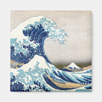 Excelente Wave Off Kanagawa Vintage Fine Japonês