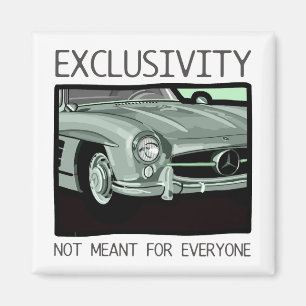 Imã Exclusividade e riqueza - carro velho do clássico