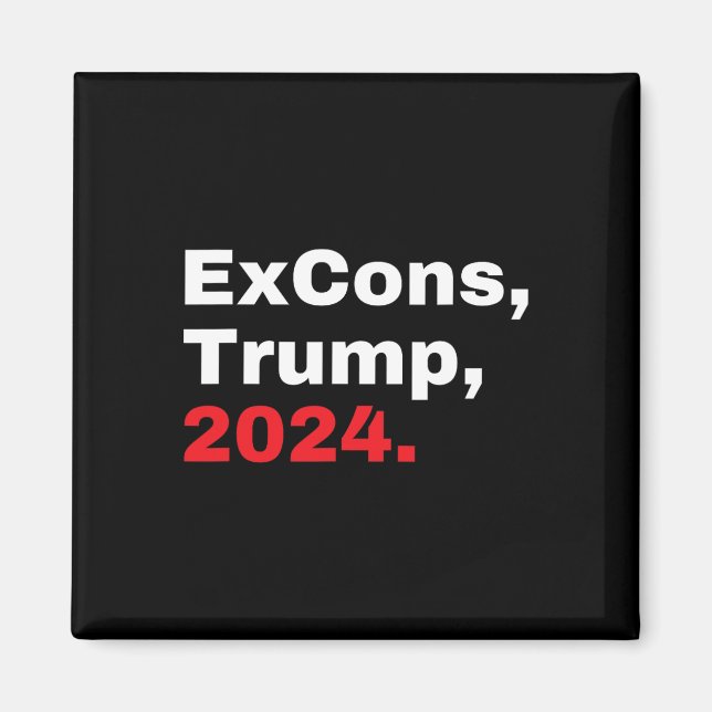 Imã Excons Trump 2024 Trump Vance  (Frente)
