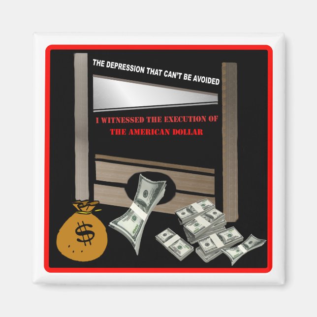 Imã Execução do Magneta Dólar Americano (Frente)