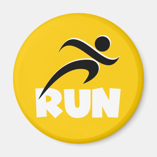 Imã Executar branco (Frente)