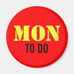 Imã EXEMPLO: SOMENTE COR / fogo vermelho + seu texto