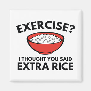 Imã Exercício? Arroz Extra