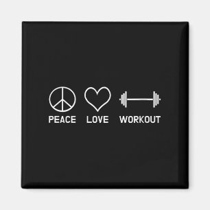 Imã Exercício de Paz Amor Feminino Frase Motivacional