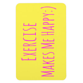 Ímã Exercício me torna feliz