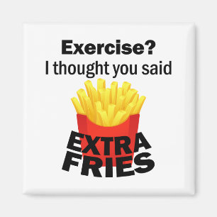 Imã Exercite I pensou que você disse as fritadas do