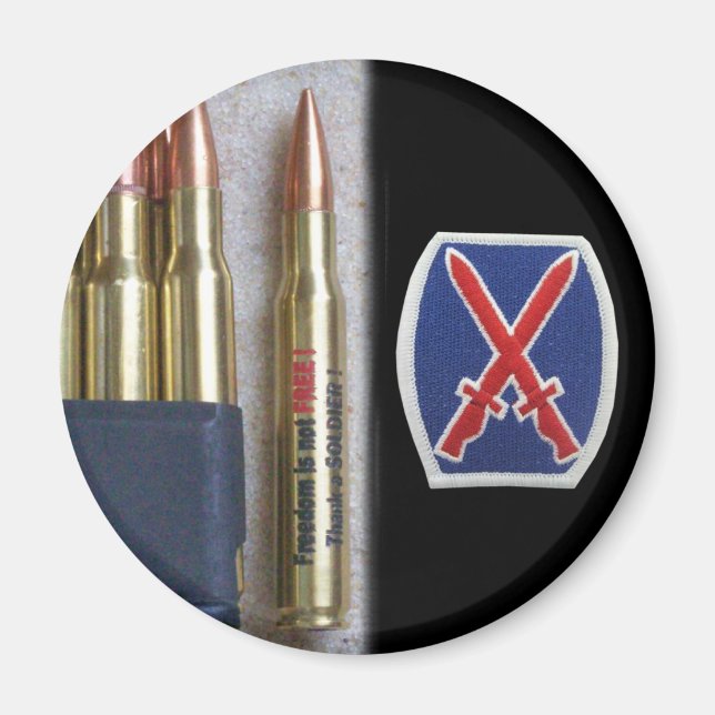 Imã exército 10.ª montanha div iraq nam vet vfw Magnet (Frente)