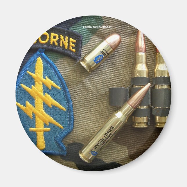 Imã Exército 5 verde berets especiais forças especiais (Frente)