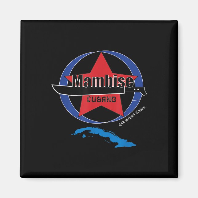 Imã Exército cubano Machete Cuba Libre Guerra Indígena (Frente)