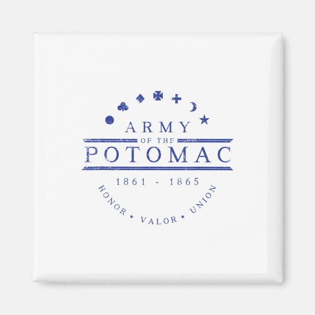 Imã Exército Da União Da Guerra Civil De Potomac (Frente)