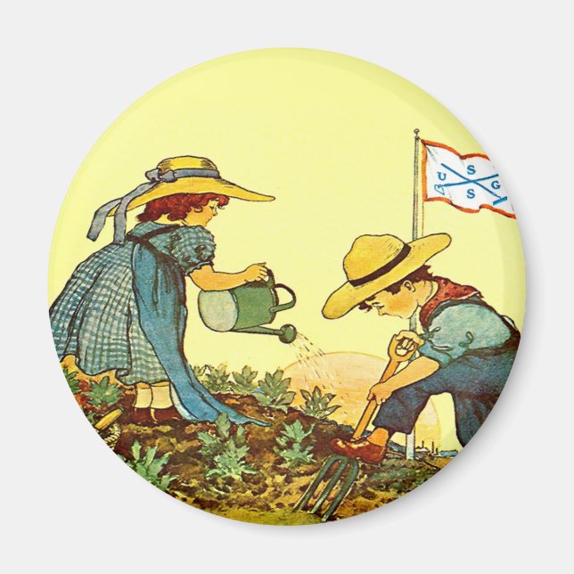 Imã Exército do Jardim Escolar - Magnet (Frente)