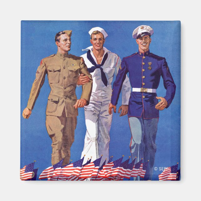 Imã Exército, Marinho e Marines (Frente)